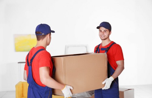 People using storage units for household and business items