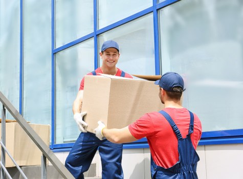 Fire safety equipment and clear emergency access in storage premises