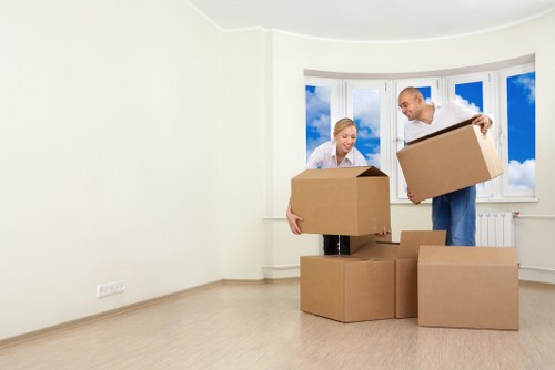 Secure document storage facility in Surreyquays with organised archive boxes